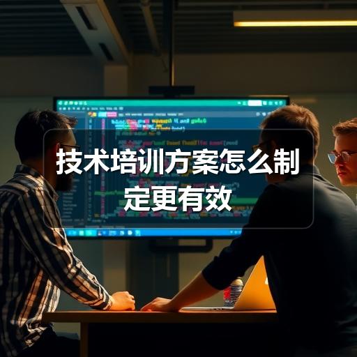 技术培训方案怎么制定更有效