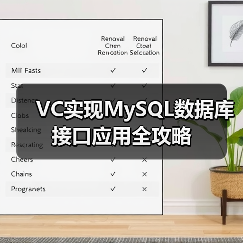 VC实现MySQL数据库接口应用全攻略（图1）