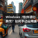 Windows 7软件运行异常？如何手动启用兼容模式？（图4）