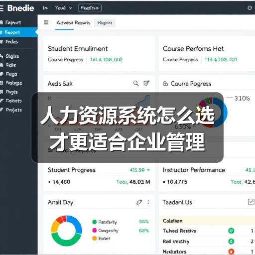 人力资源系统怎么选才更适合企业管理