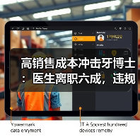 高销售成本冲击牙博士:医生离职六成,违规处罚不断(图1) 高销售成本冲击牙博士:医生离职六成,违规处罚不断(图1)