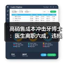 高销售成本冲击牙博士:医生离职六成,违规处罚不断(图3) 高销售成本冲击牙博士:医生离职六成,违规处罚不断(图3)