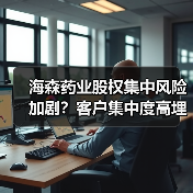 海森药业股权集中风险加剧？客户集中度高埋雷（图4）