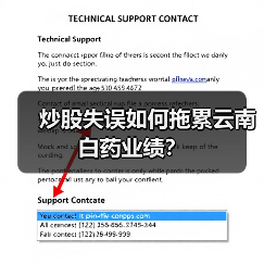 炒股失误如何拖累云南白药业绩?(图4) 炒股失误如何拖累云南白药业绩?(图4)