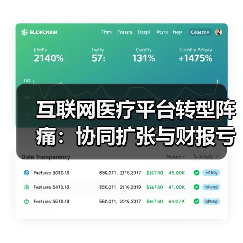互联网医疗平台转型阵痛:协同扩张与财报亏损分析(图3) 互联网医疗平台转型阵痛:协同扩张与财报亏损分析(图3)