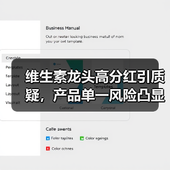 维生素龙头高分红引质疑，产品单一风险凸显？（图2）