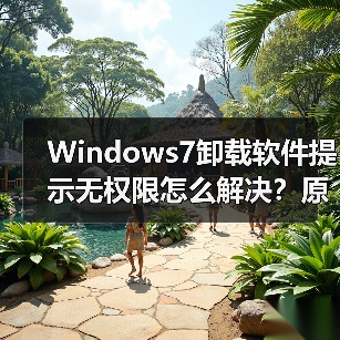 Windows7卸载软件提示无权限怎么解决？原因及方法（图2）