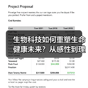 生物科技如何重塑生命健康未来？从感性到理性的跨越（图1）