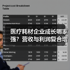 医疗耗材企业成长哪家强？营收与利润复合增长对比分析（图2）
