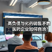 高负债与劣药销售矛盾：医药企业如何自洽？（图1）