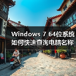 Windows 7 64位系统如何快速查询电脑名称？（图1）