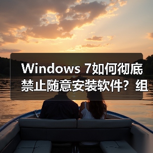 Windows 7如何彻底禁止随意安装软件?组策略方法(图1) Windows 7如何彻底禁止随意安装软件?组策略方法(图1)