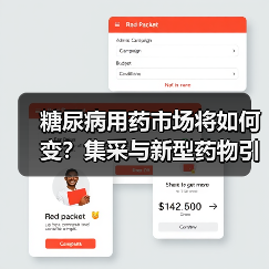 糖尿病用药市场将如何变?集采与新型药物引领新趋势(图1) 糖尿病用药市场将如何变?集采与新型药物引领新趋势(图1)