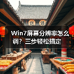 Win7屏幕分辨率怎么调?三步轻松搞定(图2) Win7屏幕分辨率怎么调?三步轻松搞定(图2)