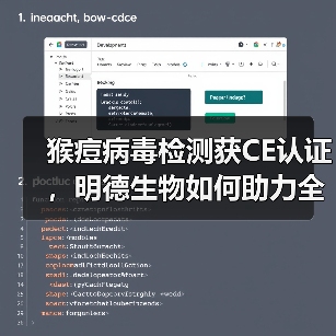 猴痘病毒检测获CE认证,明德生物如何助力全球抗疫?(图4) 猴痘病毒检测获CE认证,明德生物如何助力全球抗疫?(图4)