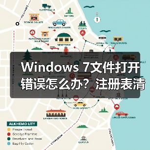 Windows 7文件打开错误怎么办?注册表清理修复教程(图3) Windows 7文件打开错误怎么办?注册表清理修复教程(图3)