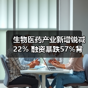 生物医药产业新增锐减22% 融资暴跌57%背后原因？（图1）