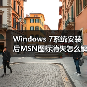 Windows 7系统安装后MSN图标消失怎么解决？（图4）