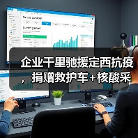 企业千里驰援定西抗疫，捐赠救护车+核酸采样设备（图2）