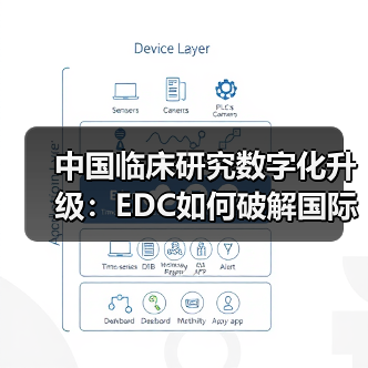 中国临床研究数字化升级:EDC如何破解国际化难题(图1) 中国临床研究数字化升级:EDC如何破解国际化难题(图1)