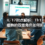 IL-17靶点解析:Th17细胞的双重角色如何影响疾病治疗?(图1) IL-17靶点解析:Th17细胞的双重角色如何影响疾病治疗?(图1)