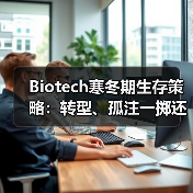 Biotech寒冬期生存策略:转型、孤注一掷还是断臂求生?(图2) Biotech寒冬期生存策略:转型、孤注一掷还是断臂求生?(图2)