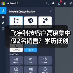 飞宇科技客户高度集中仅2名销售?学历低创新弱引关注(图1) 飞宇科技客户高度集中仅2名销售?学历低创新弱引关注(图1)