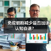 免疫细胞减少是否加速认知衰退？（图2）