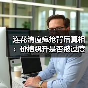 连花清瘟疯抢背后真相:价格飙升是否被过度营销?(图2) 连花清瘟疯抢背后真相:价格飙升是否被过度营销?(图2)