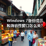 Windows 7备份提示和兼容性窗口怎么关?(图3) Windows 7备份提示和兼容性窗口怎么关?(图3)