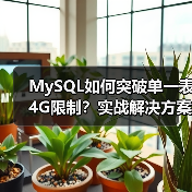 MySQL如何突破单一表4G限制?实战解决方案(图3) MySQL如何突破单一表4G限制?实战解决方案(图3)