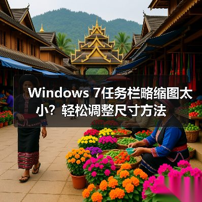Windows 7任务栏略缩图太小?轻松调整尺寸方法(图1) Windows 7任务栏略缩图太小?轻松调整尺寸方法(图1)