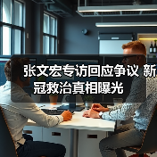 张文宏专访回应争议 新冠救治真相曝光(图3) 张文宏专访回应争议 新冠救治真相曝光(图3)