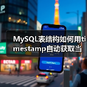 MySQL表结构如何用timestamp自动获取当前时间?(图4) MySQL表结构如何用timestamp自动获取当前时间?(图4)