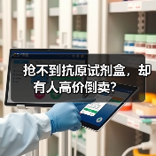 抢不到抗原试剂盒,却有人高价倒卖?(图1) 抢不到抗原试剂盒,却有人高价倒卖?(图1)