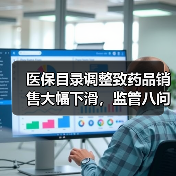 医保目录调整致药品销售大幅下滑，监管八问企业巨额销售费用（图1）