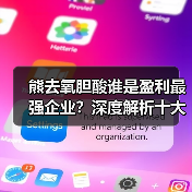 熊去氧胆酸谁是盈利最强企业？深度解析十大制药公司财务表现（图1）