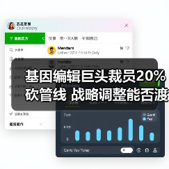 基因编辑巨头裁员20%砍管线 战略调整能否渡过危机?(图2) 基因编辑巨头裁员20%砍管线 战略调整能否渡过危机?(图2)