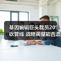 基因编辑巨头裁员20%砍管线 战略调整能否渡过危机?(图1) 基因编辑巨头裁员20%砍管线 战略调整能否渡过危机?(图1)