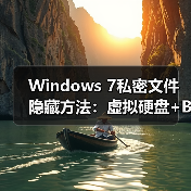 Windows 7私密文件隐藏方法:虚拟硬盘+BitLocker加密技巧(图1) Windows 7私密文件隐藏方法:虚拟硬盘+BitLocker加密技巧(图1)