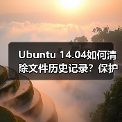 Ubuntu 14.04如何清除文件历史记录?保护隐私必读(图3) Ubuntu 14.04如何清除文件历史记录?保护隐私必读(图3)