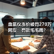 血氧仪涨价被罚270万 网友：罚款毛毛雨？（图2）