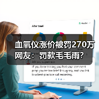血氧仪涨价被罚270万 网友：罚款毛毛雨？（图4）