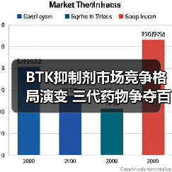 BTK抑制剂市场竞争格局演变 三代药物争夺百亿市场(图2) BTK抑制剂市场竞争格局演变 三代药物争夺百亿市场(图2)