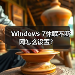 Windows 7休眠不断网怎么设置?(图2) Windows 7休眠不断网怎么设置?(图2)