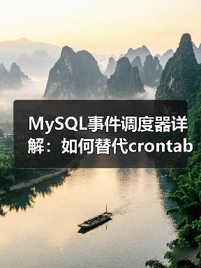 MySQL事件调度器详解:如何替代crontab实现秒级定时任务?(图1) MySQL事件调度器详解:如何替代crontab实现秒级定时任务?(图1)