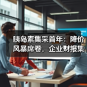 胰岛素集采首年:降价风暴席卷,企业财报集体 胰岛素集采首年:降价风暴席卷,企业财报集体