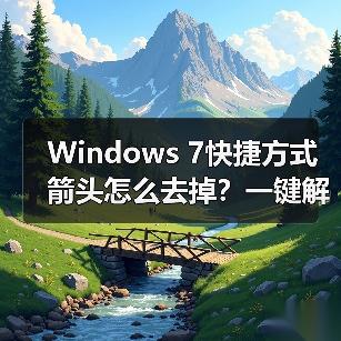 Windows 7快捷方式箭头怎么去掉？一键解决方法（图4）