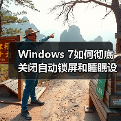 Windows 7如何彻底关闭自动锁屏和睡眠设置(图3) Windows 7如何彻底关闭自动锁屏和睡眠设置(图3)