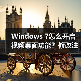 Windows 7怎么开启视频桌面功能?修改注册表教程(图1) Windows 7怎么开启视频桌面功能?修改注册表教程(图1)